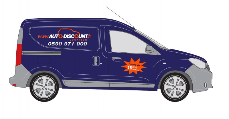 Location véhicules utilitaires Guadeloupe Dokker 3m3
